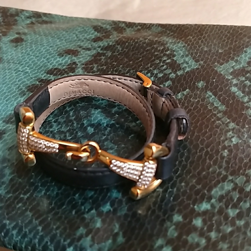 Dimacci horsebit leather bracelet