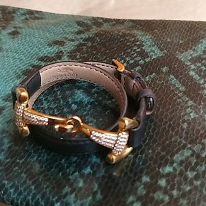 Dimacci horsebit leather bracelet