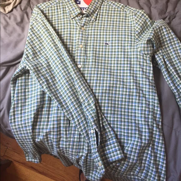 Long sleeve flannel button down - Picture 2 of 2
