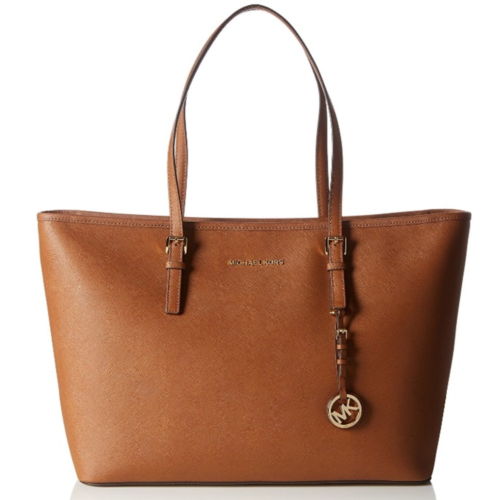 NWT Michael Kors Jet Set Medium Leather Tote - Picture 3 of 8