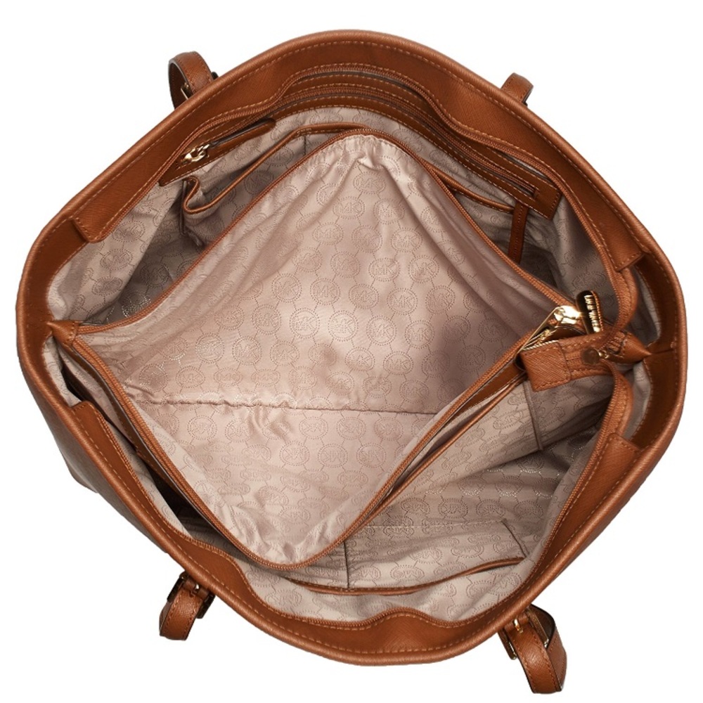 NWT Michael Kors Jet Set Medium Leather Tote - Picture 8 of 8