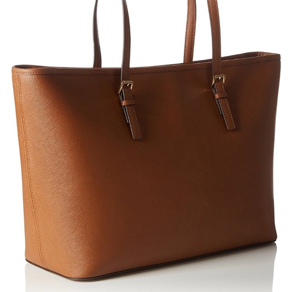 NWT Michael Kors Jet Set Medium Leather Tote - Picture 5 of 8