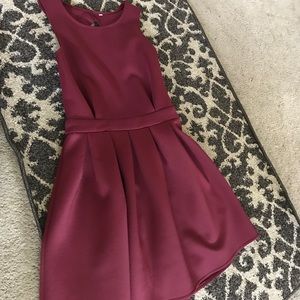 Beautiful maroon dress