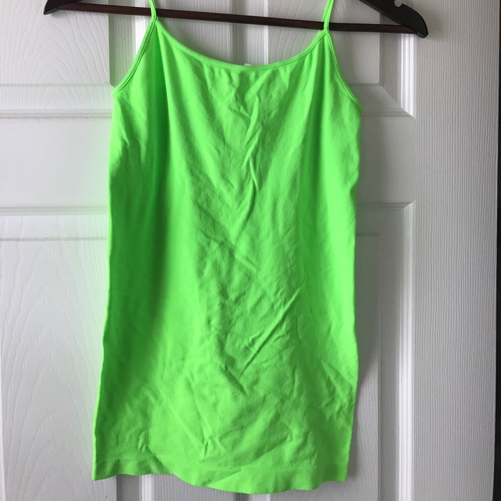 Bright neon unlined cami from Tilly's