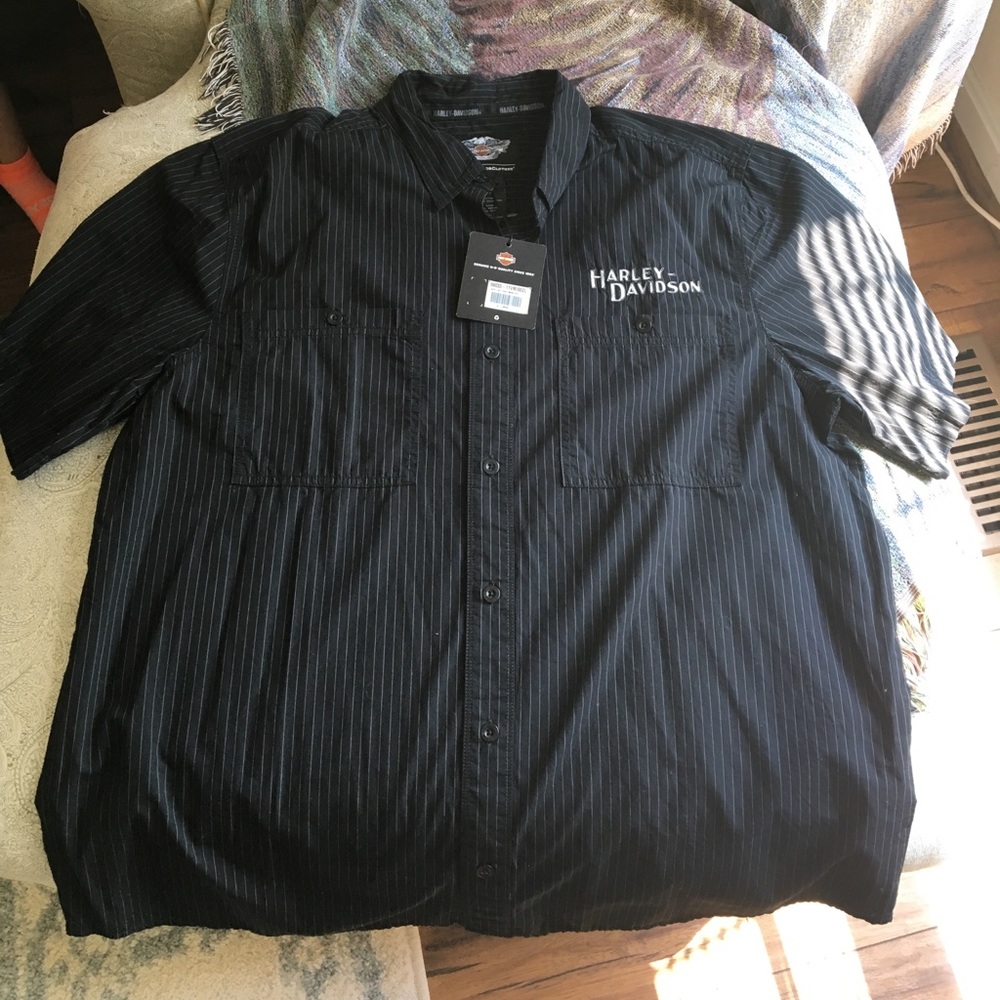 Harley short sleeve button up