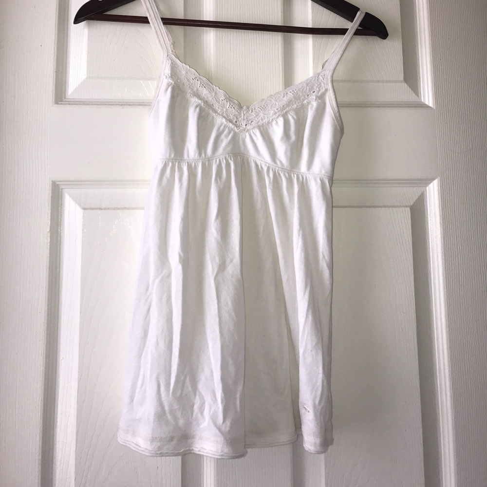 Abercrombie & Fitch white babydoll top