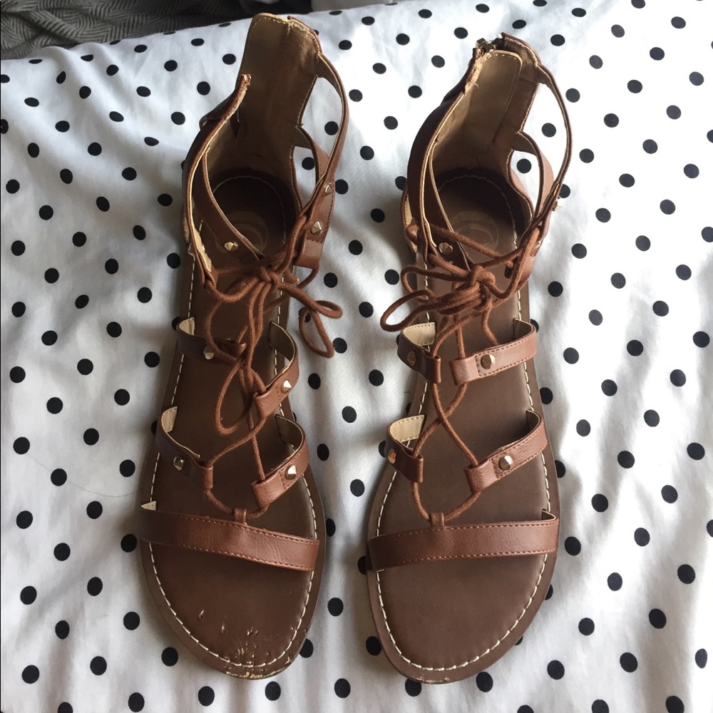Tie Up Gladiator Sandals