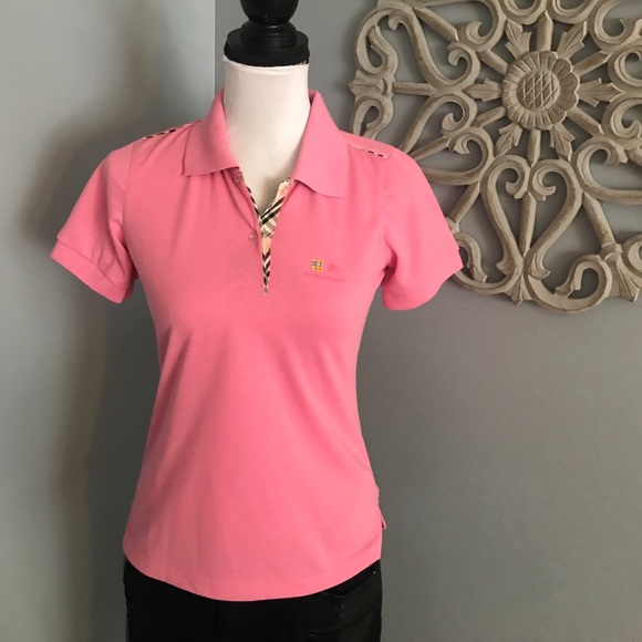 Burberry Tops - Burberry | Pink Polo