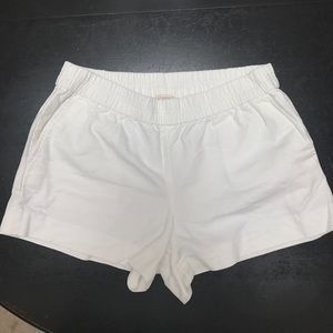 White cotton J.Crew shorts