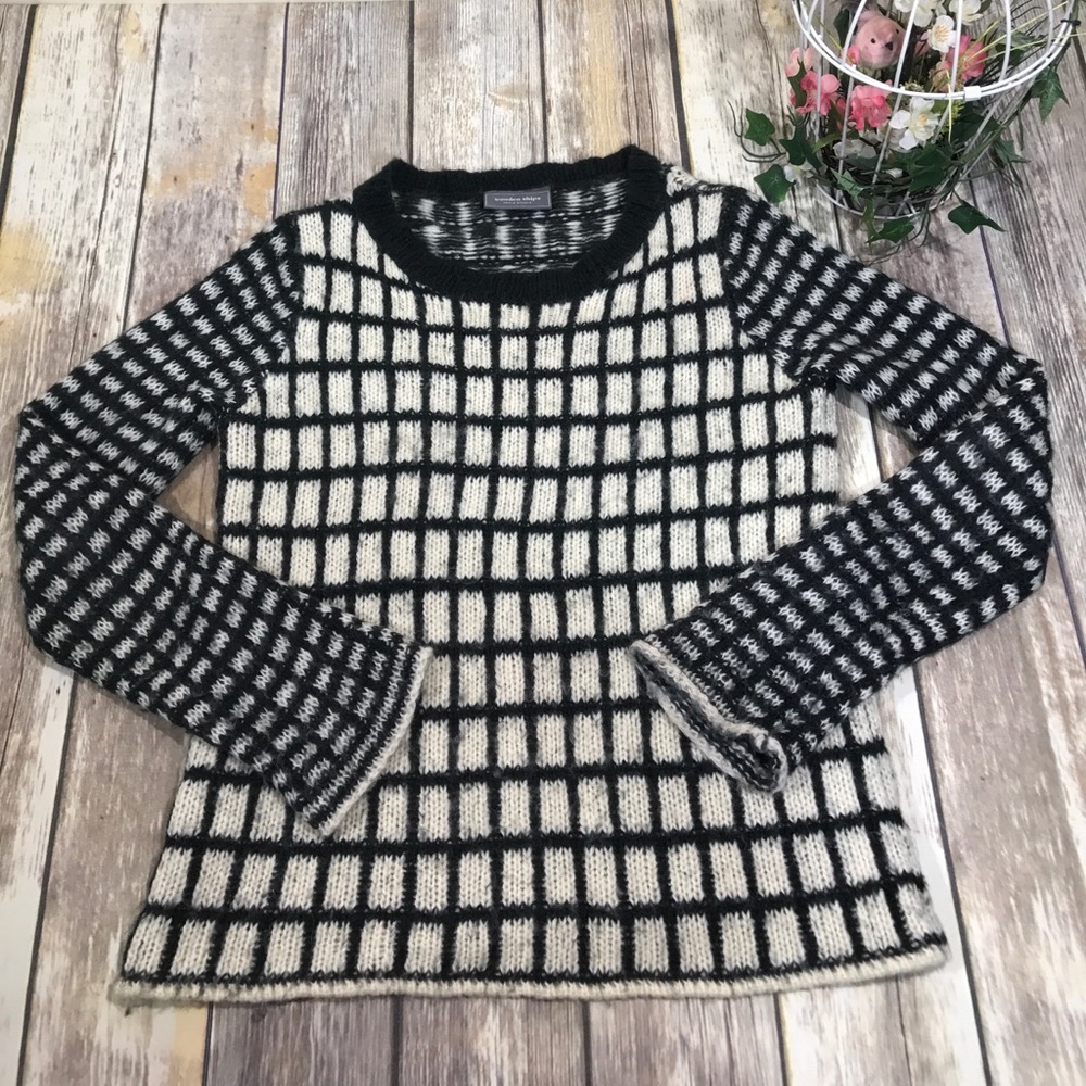 Anthropologie Wooden ships Paola Buendia Sweater