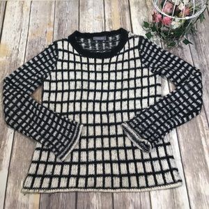 Anthropologie Wooden ships Paola Buendia Sweater