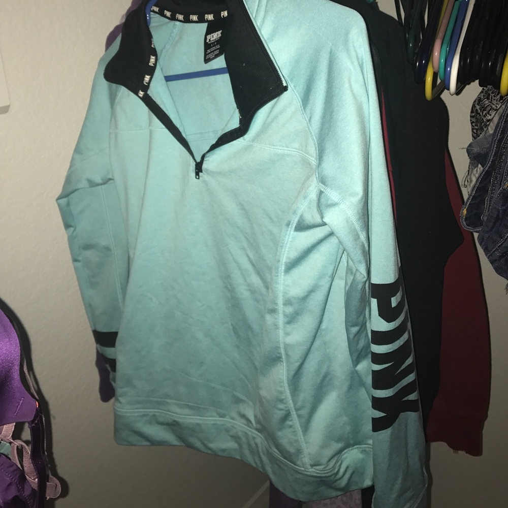 Victoria's Secret teal workout hoodie