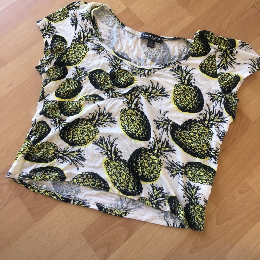 Pineapple crop top