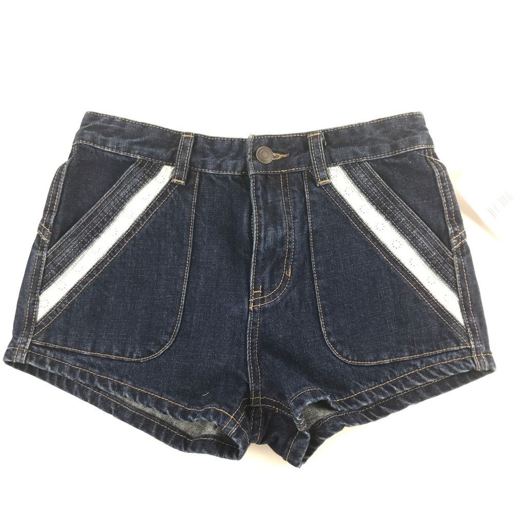 Free People Women's  Dark Blue Denim Shorts Sz 25