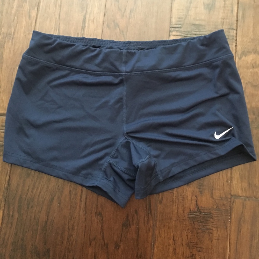 Navy Nike Dri-Fit Volleyball/Dance Spandex Shorts