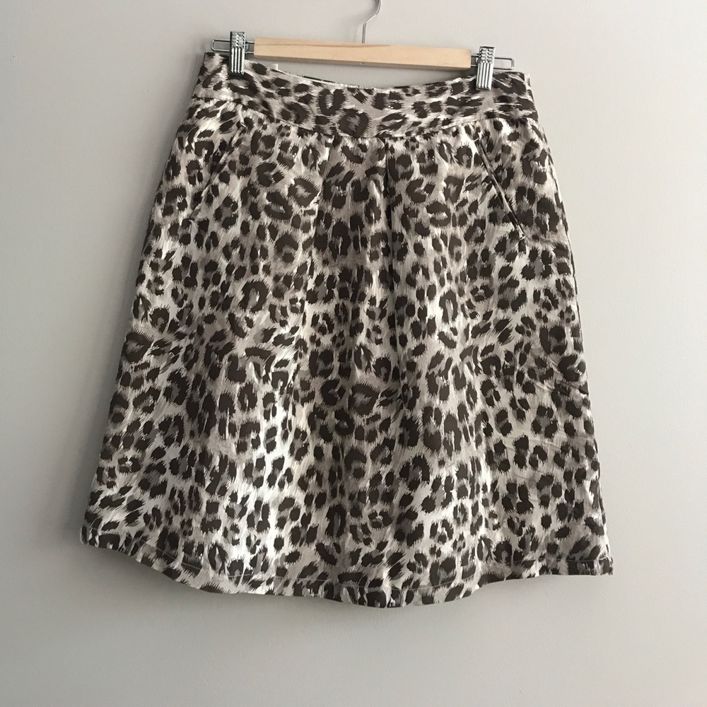 Leopard Print Skirt