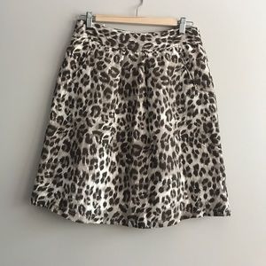Leopard Print Skirt