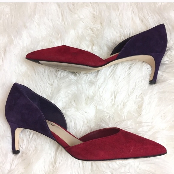 Via Spiga Shoes - VIA SPIGA Valentine's Suede Triangle Heels