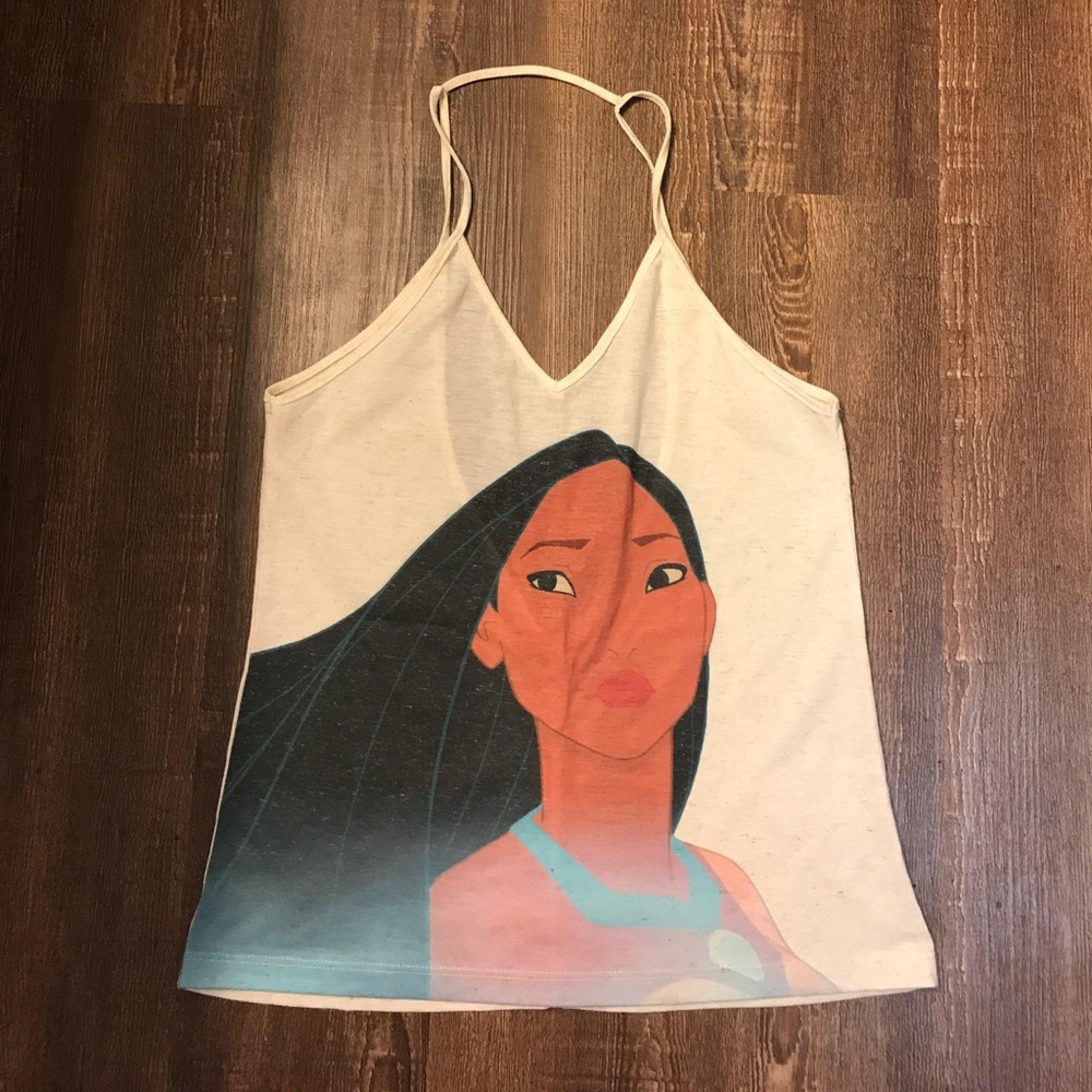 Pocahontas shirt with open back