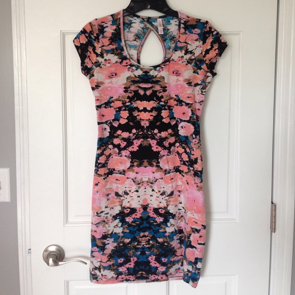 (Xhilaration) Pink floral dress