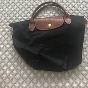 Small black longchamp bag REAL