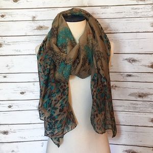 Tan Forestry Scarf