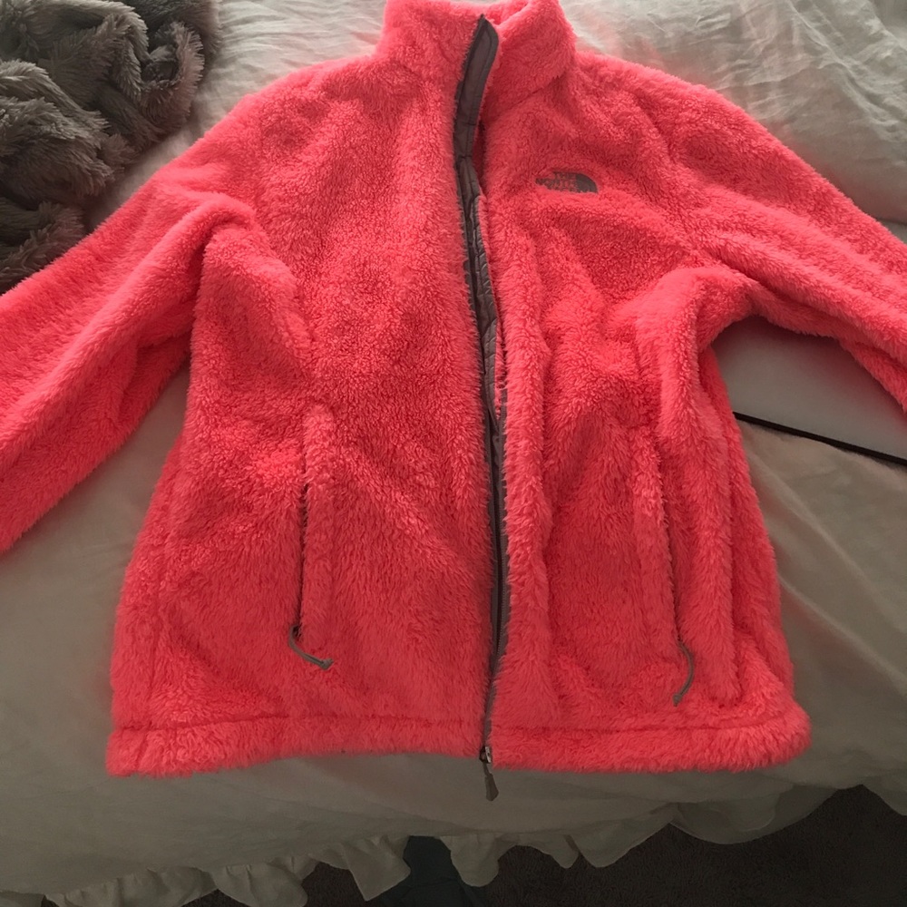 North Face sherpa/fuzzy jacket