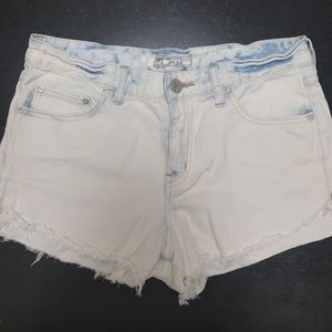 Free People denim shorts