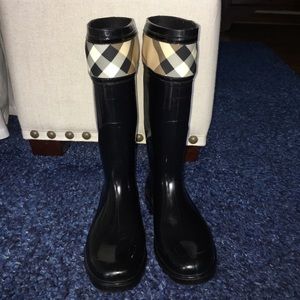 100% Authentic Burberry Rain Boots