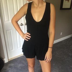 Honey Punch black romper