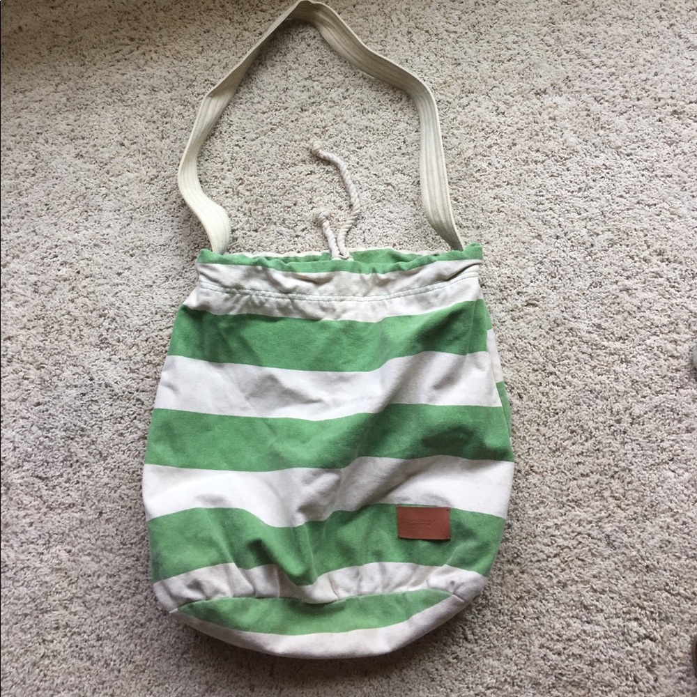 American eagle striped tote cross body
