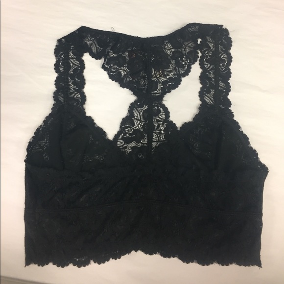 Black lace bralette Stretchy bra - Picture 3 of 4