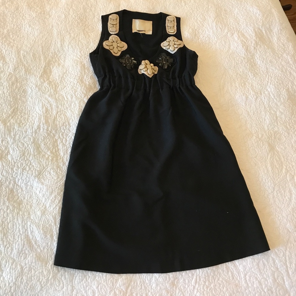 Karta black embellished dress size M