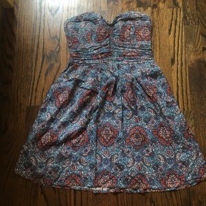 Strapless Boho Urban Dress