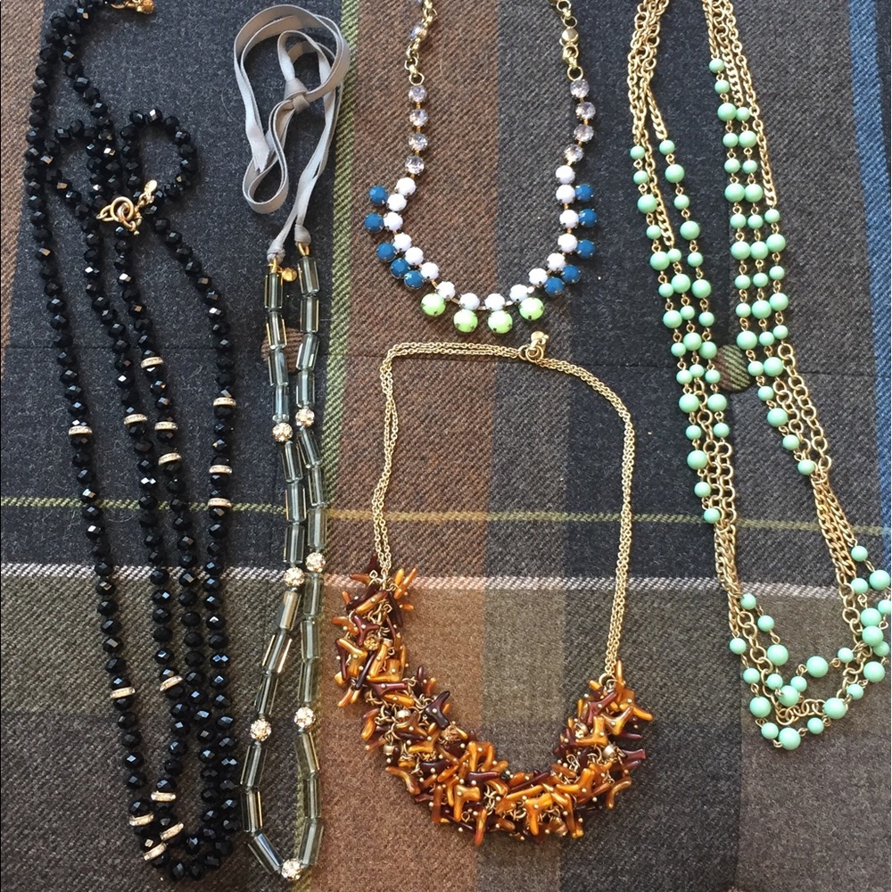 J Crew necklaces. $19 each.