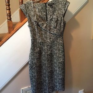 White House Black Market Black & White Dress 👗