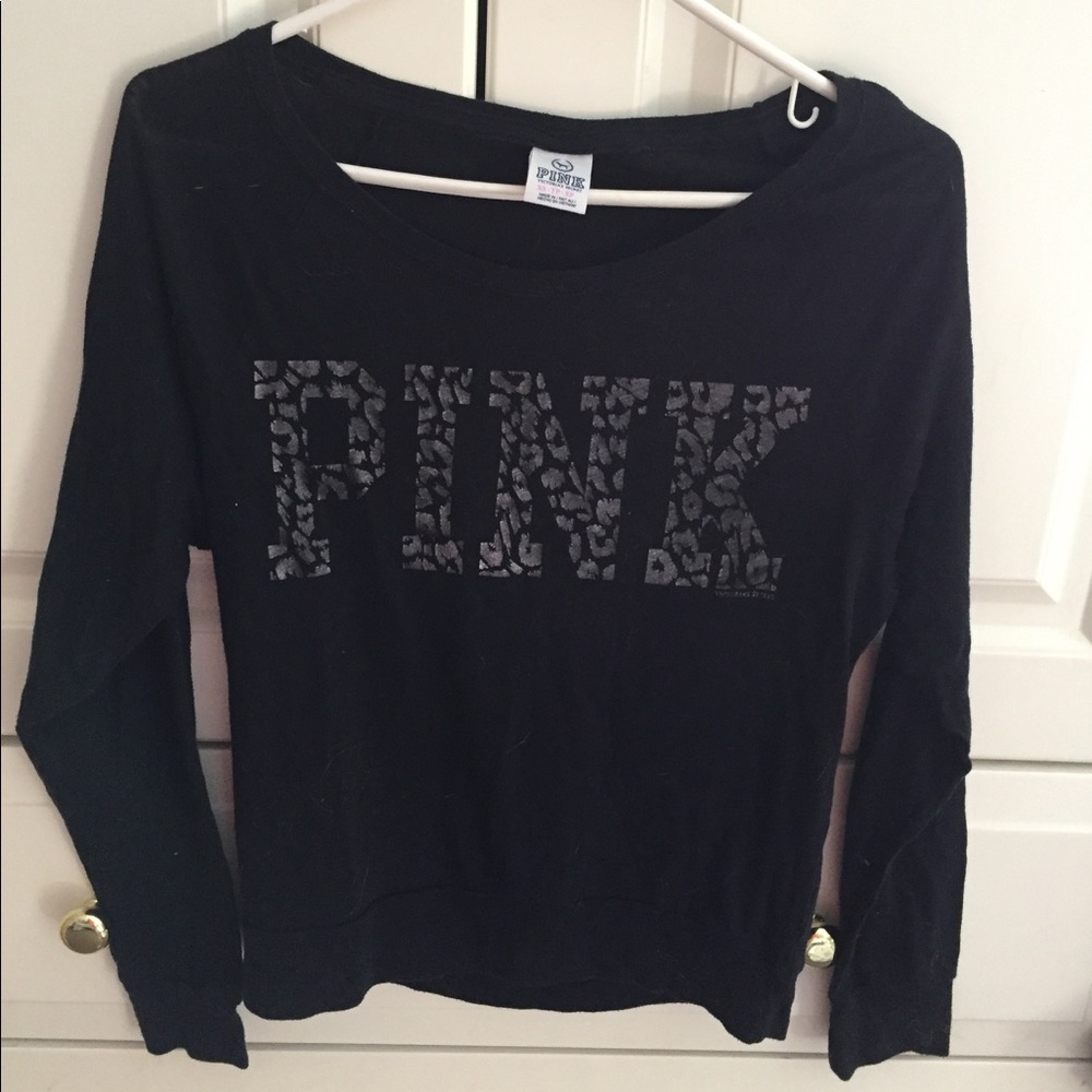 Victoria's Secret "pink" black shirt!