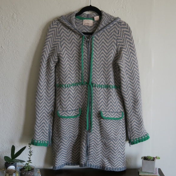 Anthropologie Sweater Coat by Sparrow - Picture 2 of 4