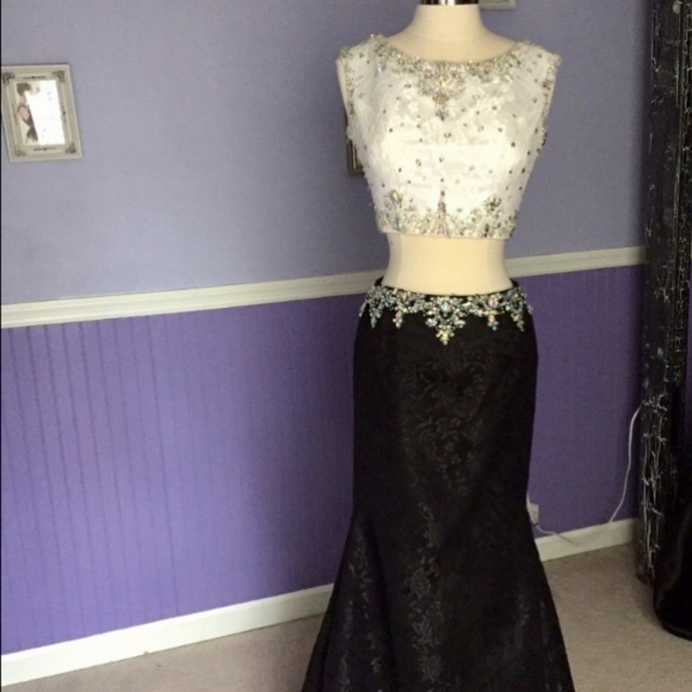 Mori Lee Prom Dress two piece