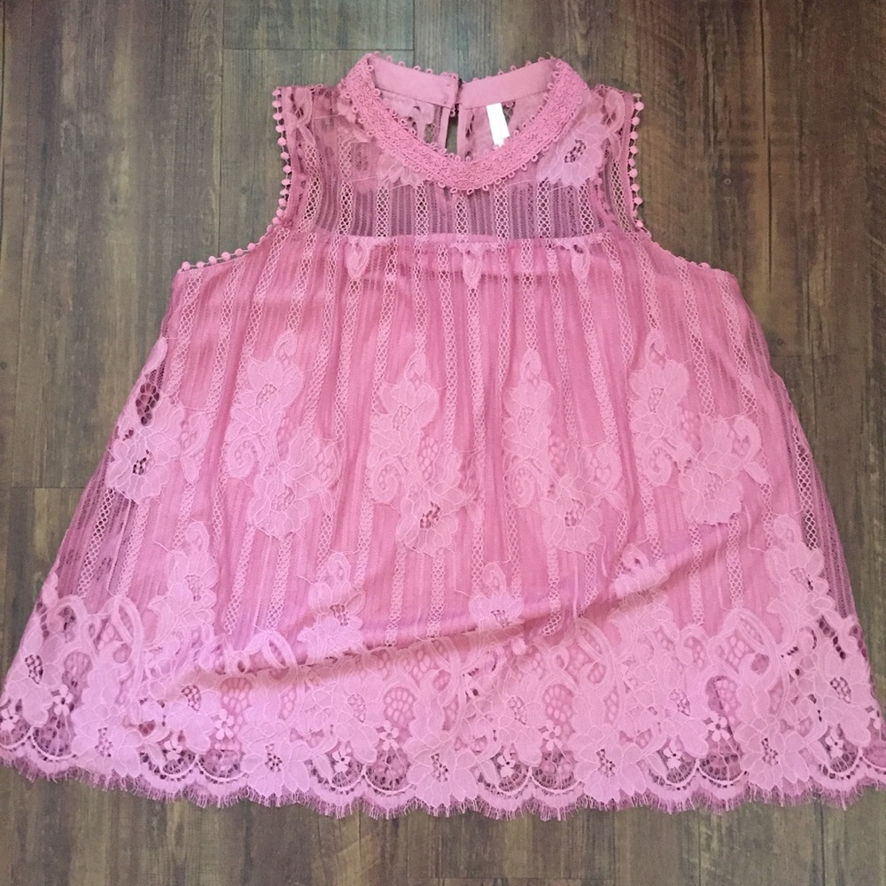 🔵3/$10🔵 Xhilaration Pink Sleeveless blouse