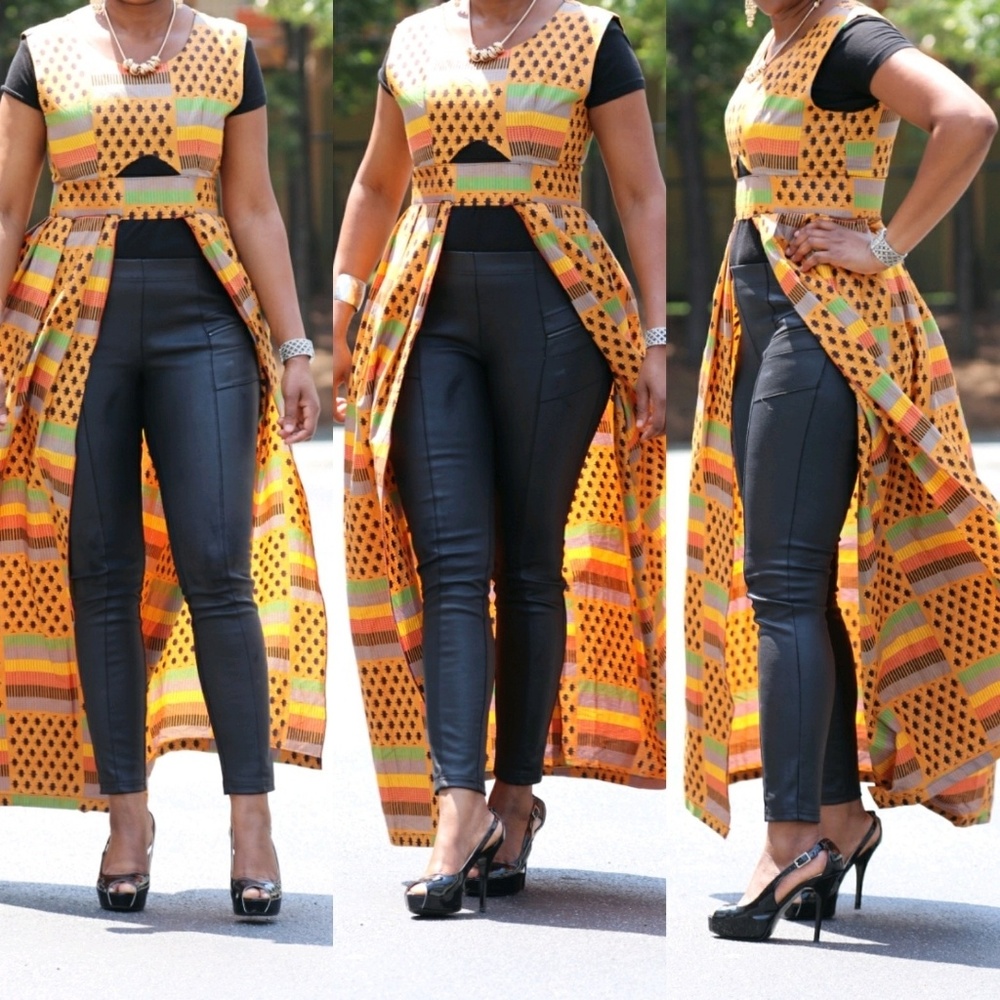 African kente dress