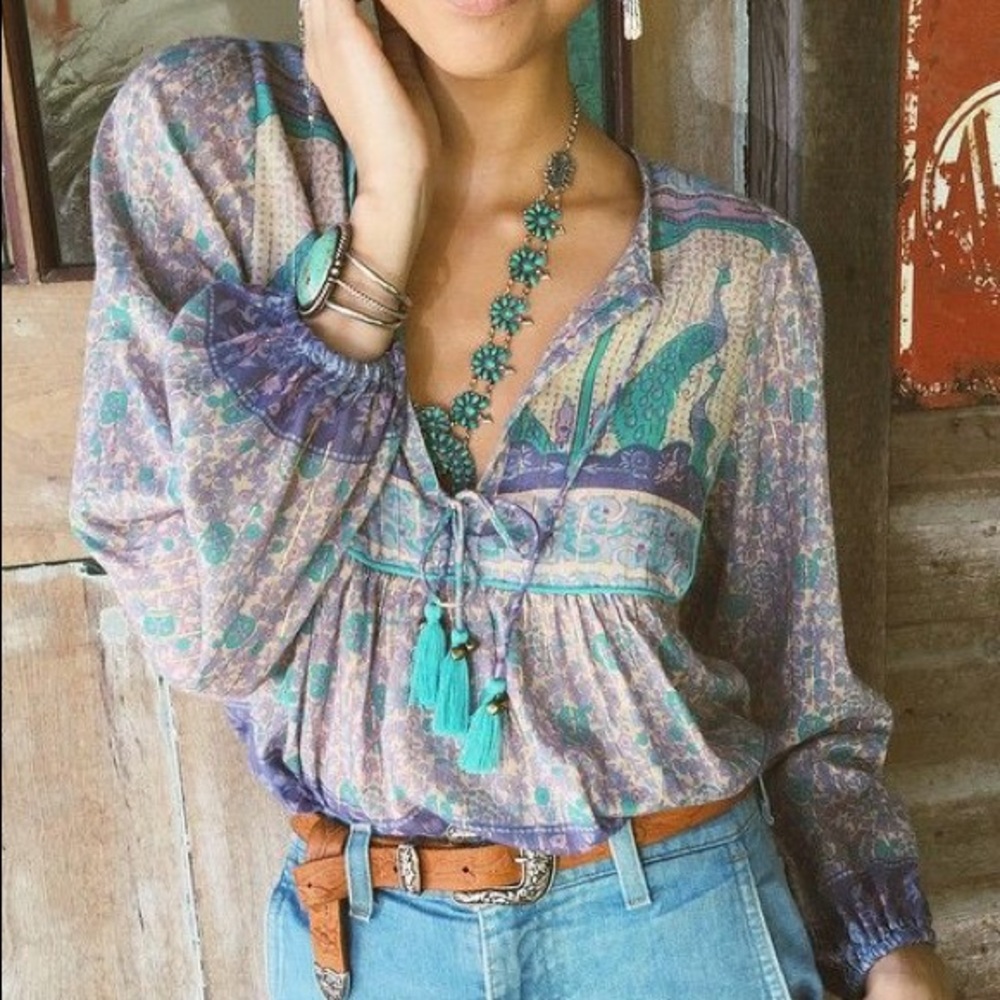 ❌SOLD❌ Spell & The Gypsy Xanadu Blouse - Picture 2 of 8