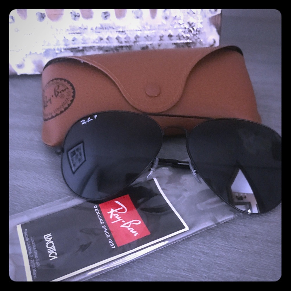 Ray Ban Classic Aviators Black 62mm