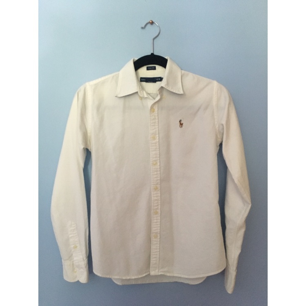 Ralph Lauren White Oxford button down