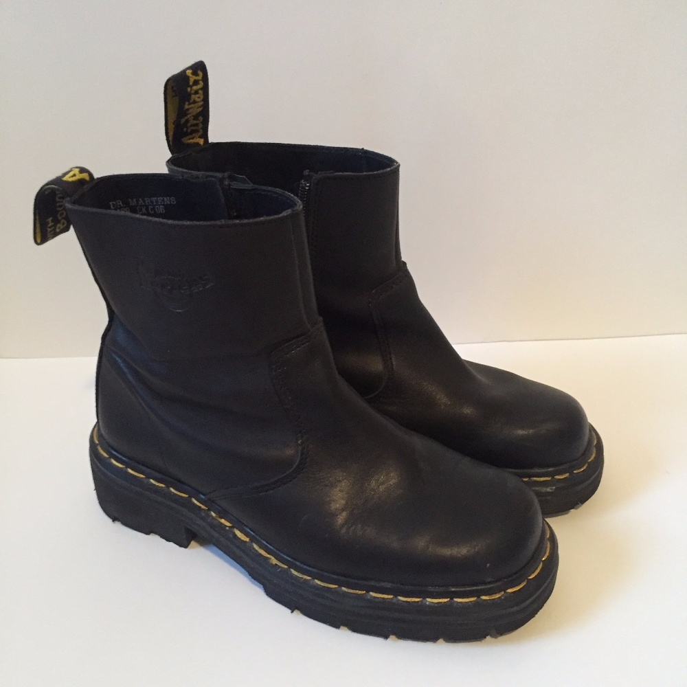 black doctor martens boots