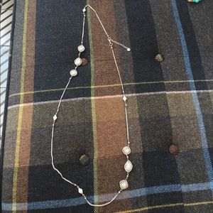 Nakamol pearl and silver necklace.