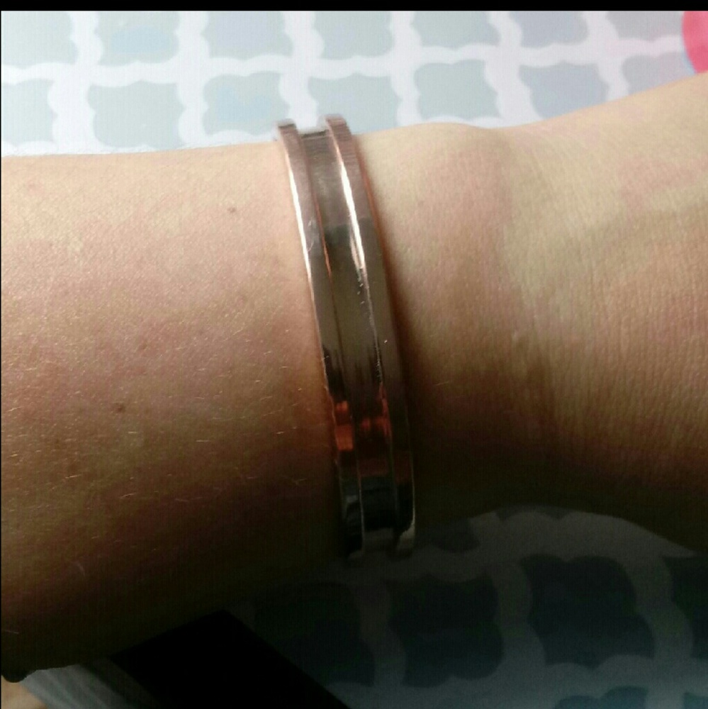 Rose Gold Colored Hair tie Bracelet