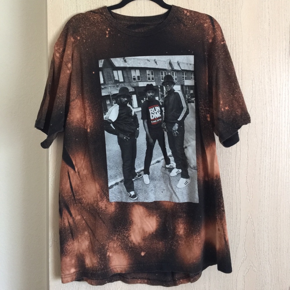 Run DMC bleached shirt