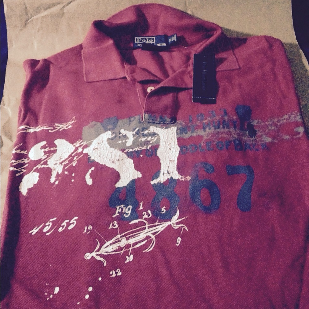 RALPH LAUREN GRAPHIC POLO
