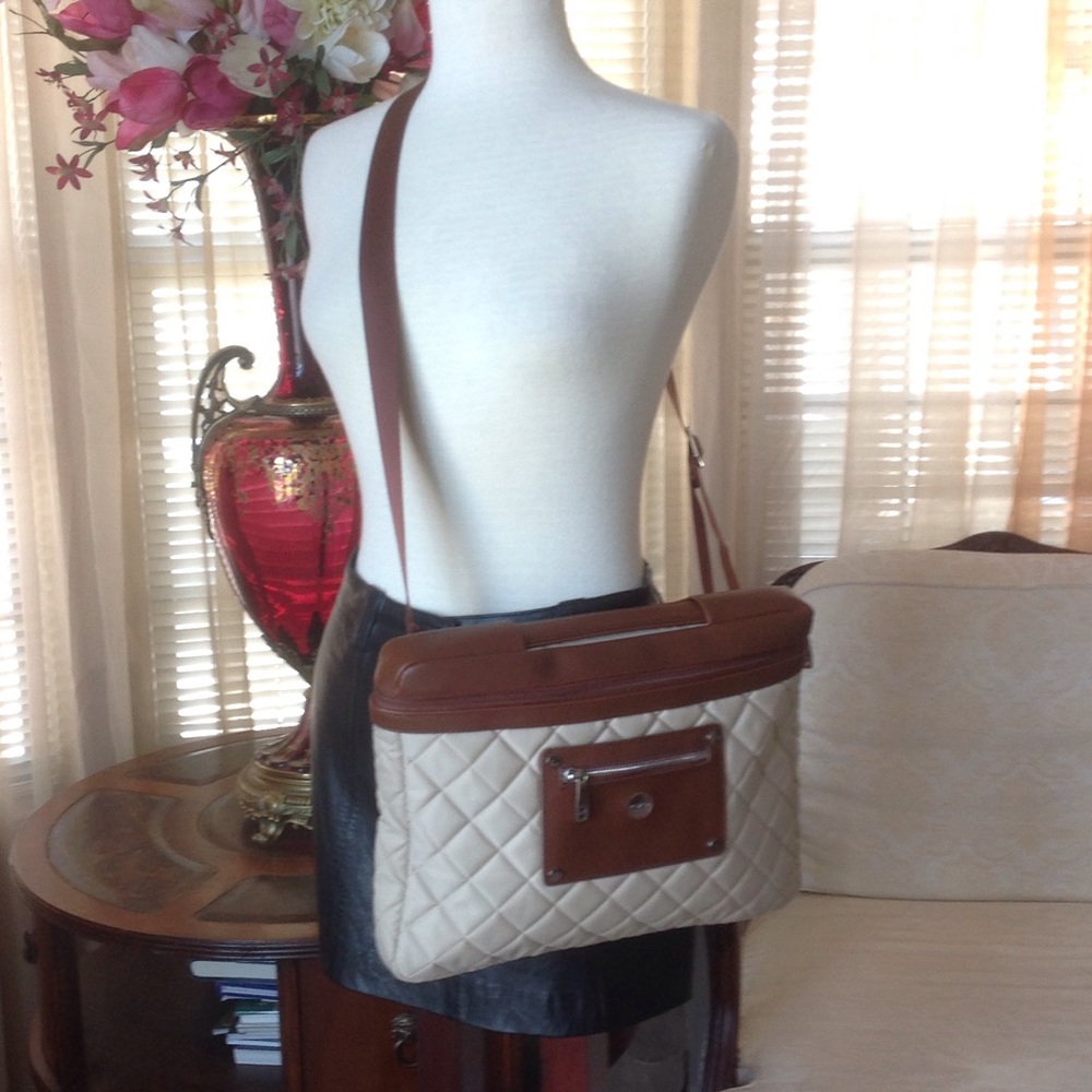Knomo ipad quilted  crossbody bag - Picture 6 of 8